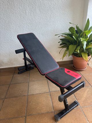 Banco de pesas Domyos plegable