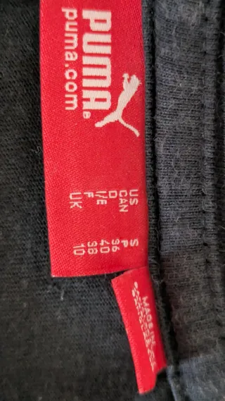 Camiseta Puma Negra y Rosa