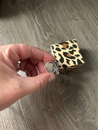 Anillo Plata Alas Ajustable