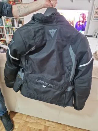 Chaqueta Moto Dainese T50 Negra Gris