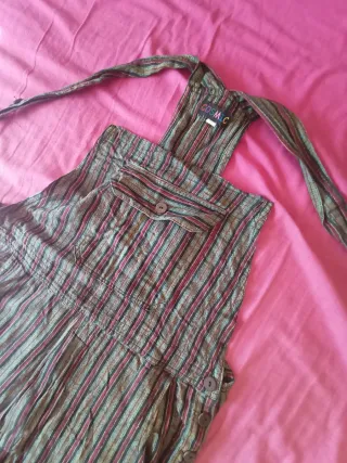 Mono largo tirantes rayas