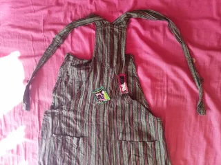 Mono largo tirantes rayas