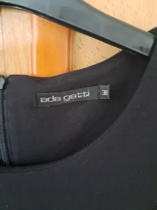 Vestido negro Ada Gatti talla S