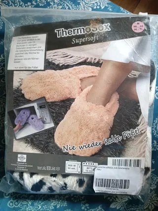 Thermosox Zapatillas Térmicas Beige Talla 40