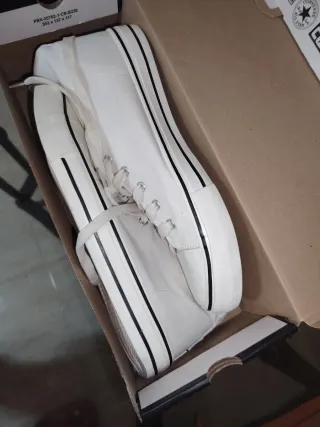 Zapatillas Blancas Hombre estilo converse