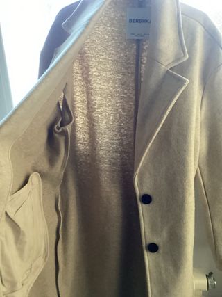 Chaquetón Bershka Beige