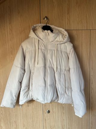 Chaquetón Zara Talla M Beige