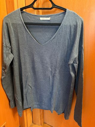 Jersey Southern Cotton Azul Plateado Talla S