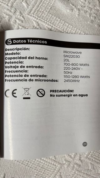 Microondas Retro Rosa Swan