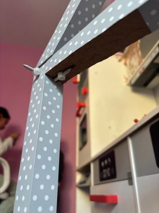 Cuna de juguete de madera