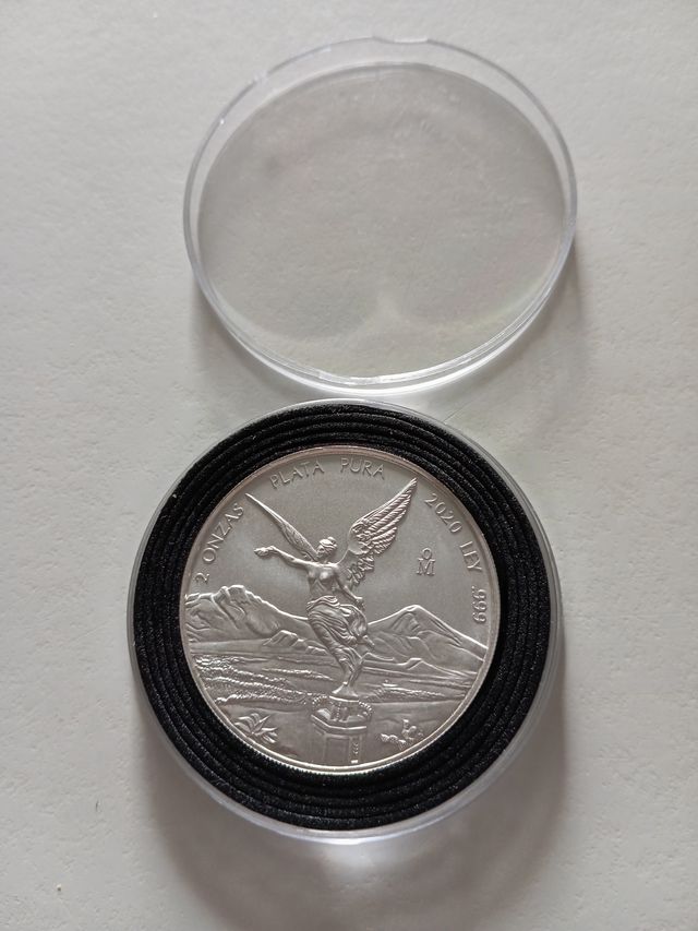 Moneda Libertad 2 Onzas Plata Pura 2020