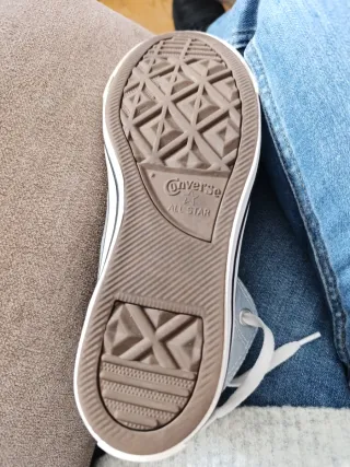 Zapatillas Converse Talla 38 Gris Bruma obsidiana