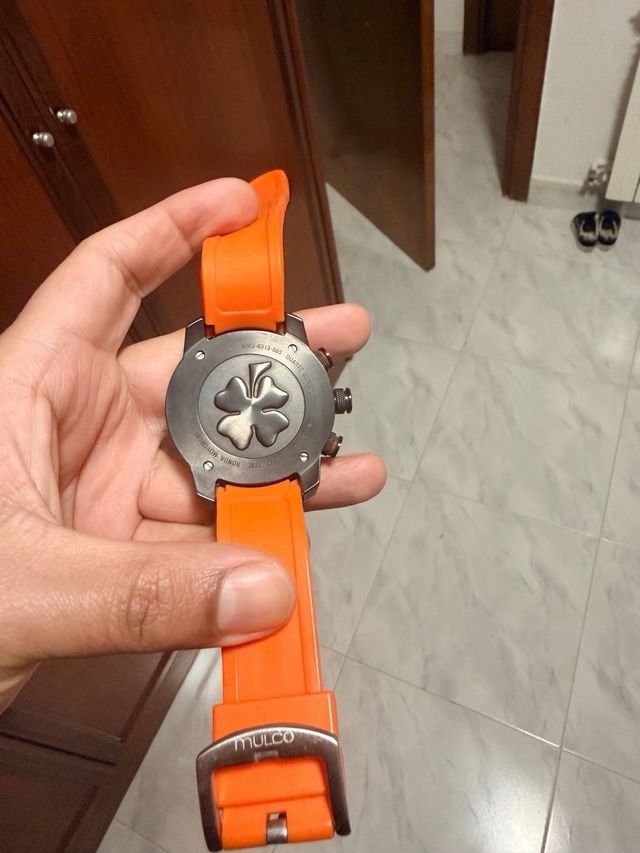 Reloj Mulco Prix Naranja y Plata
