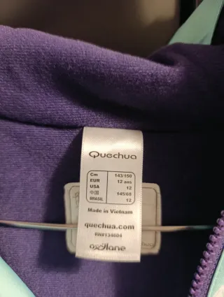 Plumífero niña nieve Quechua