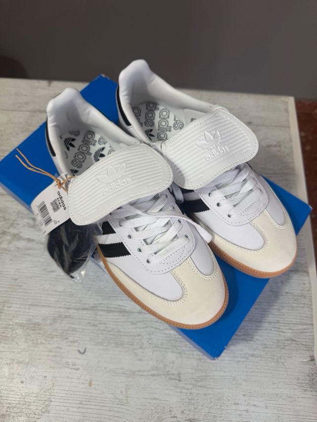 Zapatillas Adidas Samba Blancas Negras
