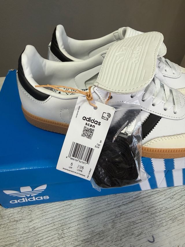 Zapatillas Adidas Samba Blancas Negras