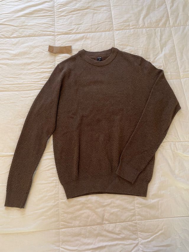 Jersey marrón tejido