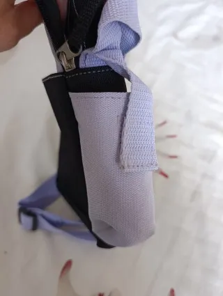 Bolso Adidas Negro y Morado