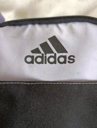 Bolso Adidas Negro y Morado