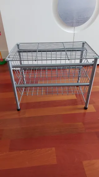 Cajonera metálica gris