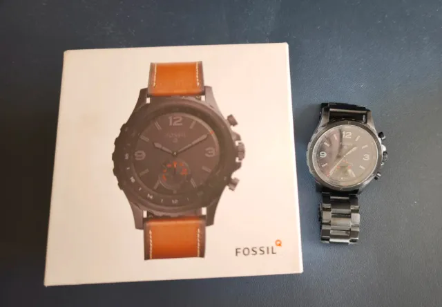 Orologio Fossil Q Nate Ibrido Nero