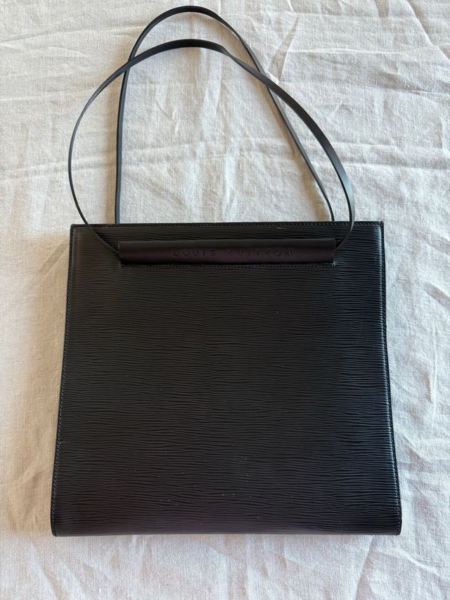 Bolso Louis Vuitton Piel Negro Vintage