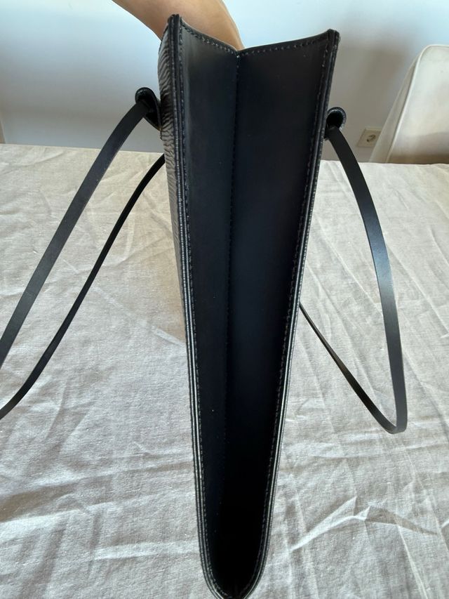 Bolso Louis Vuitton Piel Negro Vintage