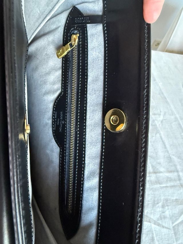 Bolso Louis Vuitton Piel Negro Vintage