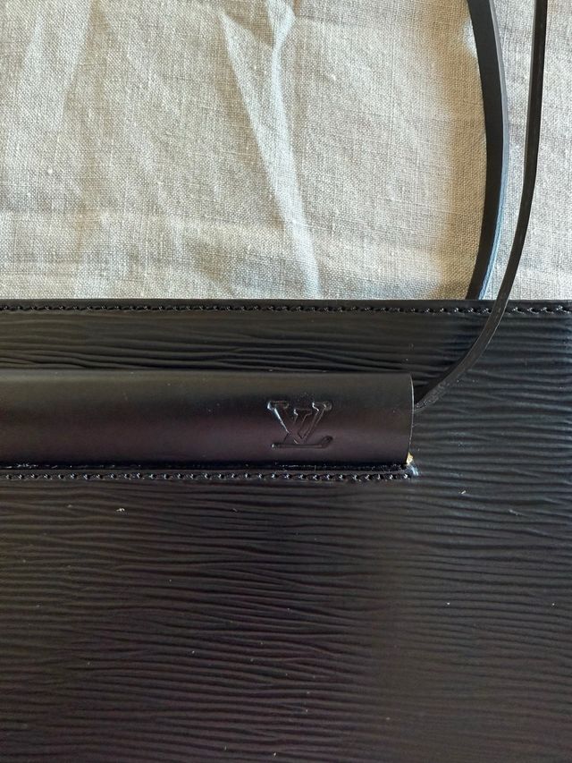 Bolso Louis Vuitton Piel Negro Vintage