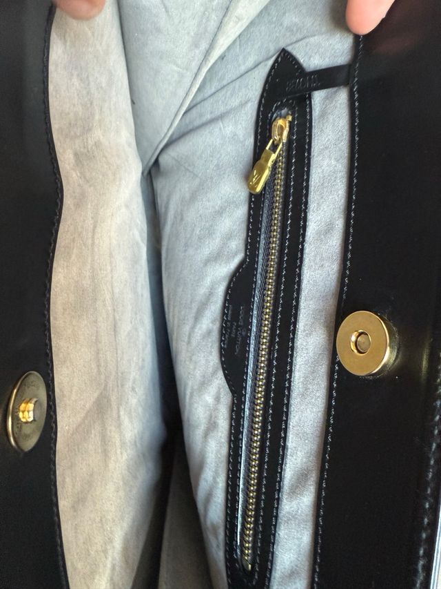 Bolso Louis Vuitton Piel Negro Vintage