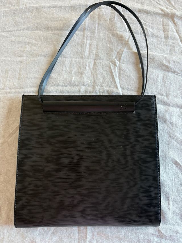 Bolso Louis Vuitton Piel Negro Vintage