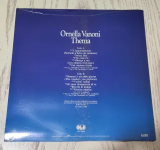 Ornella Vanoni Thema 33 Giri Vinile NuovoSigillato