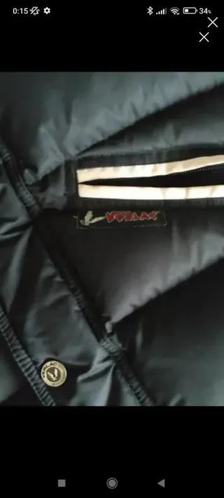 Chaqueta Plumas Verlac Negra y Blanca