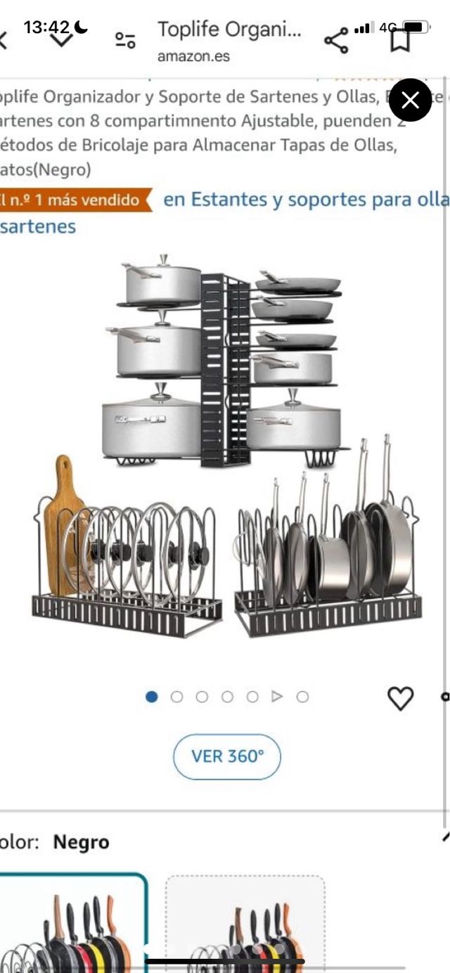 Organizador de Sartenes y Ollas Toplife