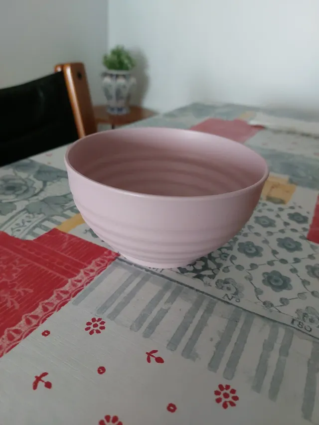 5 cuencos Ikea rosas