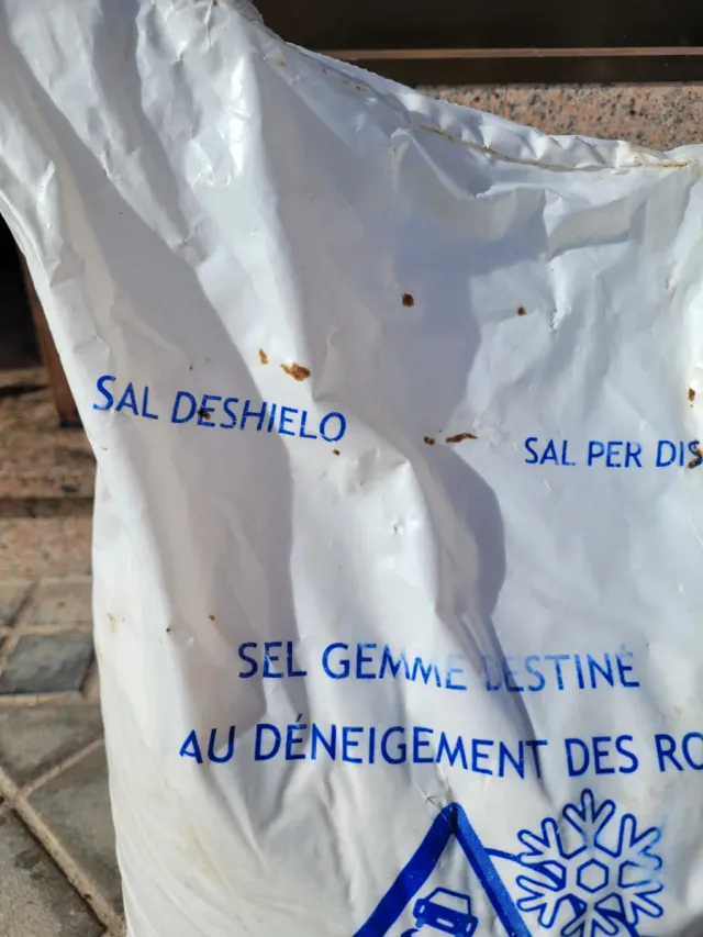 Sal para deshielo 25 kg