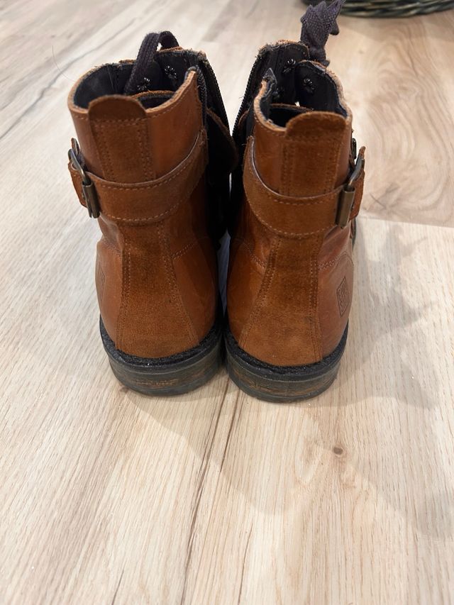 Botas de piel Emmshu Talla 42