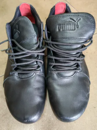 Zapatillas Puma Negras Piel