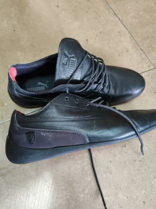 Zapatillas Puma Negras Piel