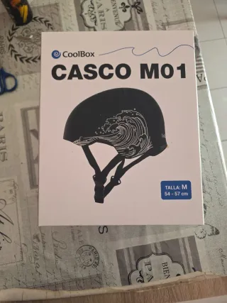Casco CoolBox M01 Talla M + Mochila Manillar