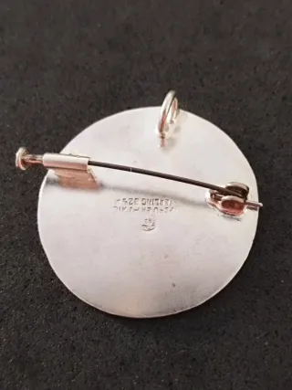 Broche Plata Calendario Azteca