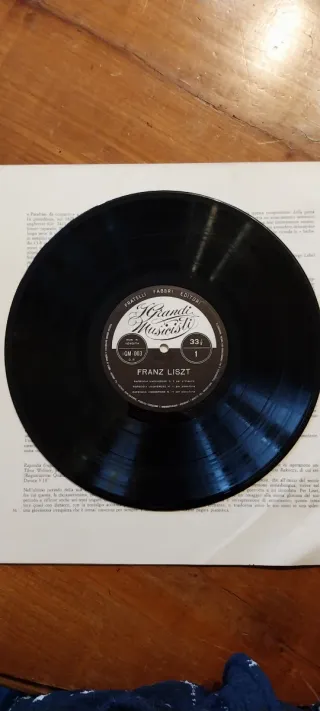 Vinile 33 giri Franz Liszt Rapsodia Ungherese III