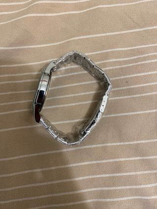 Reloj Elegante Plata y Blanco