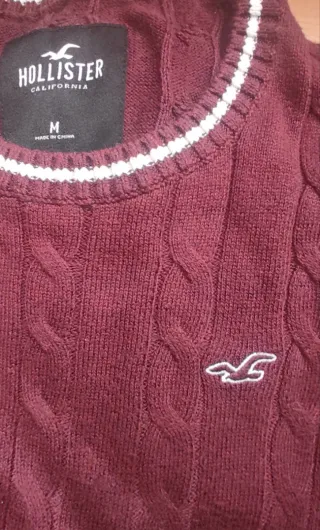 Jersey Hollister Hombre Talla M Rojo