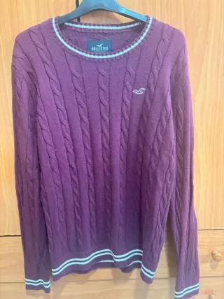 Jersey Hollister Hombre Talla M Rojo