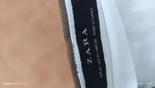 Pantalón Zara Hombre Verde Oliva