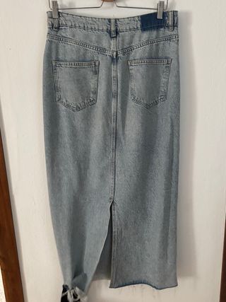 Falda vaquera larga