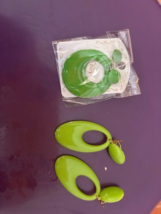 Pendientes Flamenco Verdes