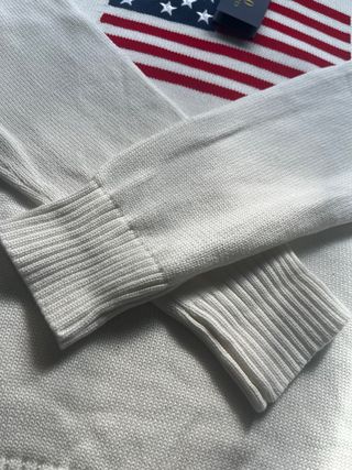 Jersey Polo Ralph Lauren Bandera USA Blanco
