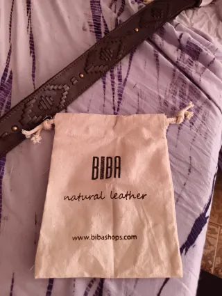 Cinturón de cuero trenzado marrón